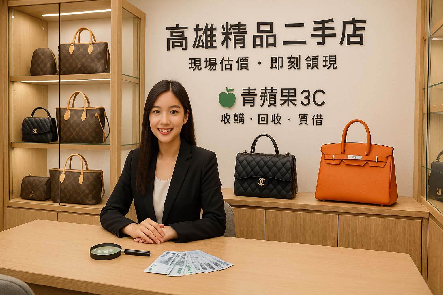 青蘋果3C 高雄精品二手店|名牌包收購回收與質借(現場估價・即刻領現)