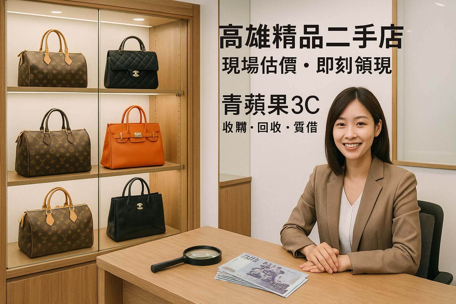 青蘋果3C 高雄精品二手店｜名牌包收購回收與質借（現場估價・即刻領現）