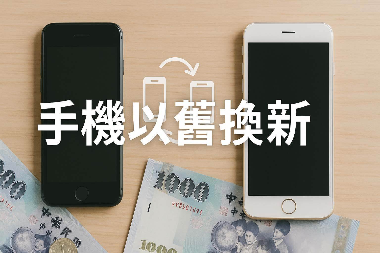 SOGO3C 手機以舊換新流程與舊機貼換新機服務示意圖